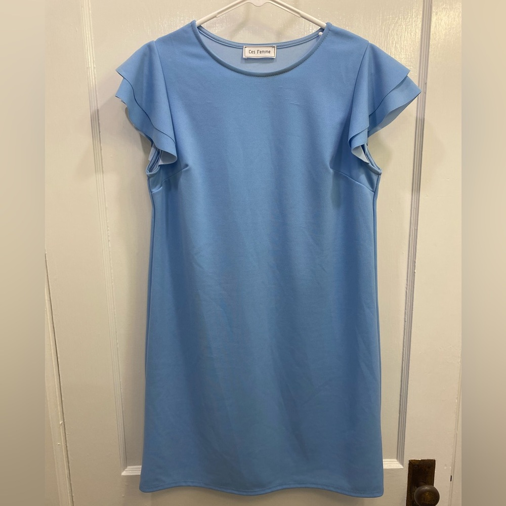 Ces Femme light blue dress